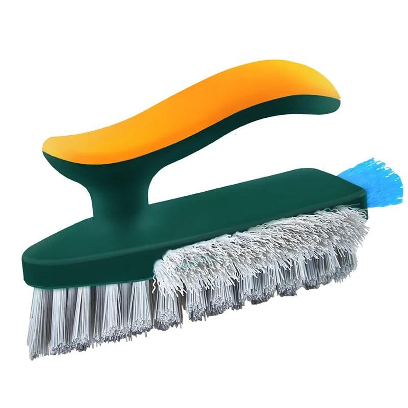 Wall Corner Cleaning Brush 4 In1 Multifunctional Toilet Gap Brush with Handle Window Gap Cleaning Brush Household Cleaning Tools 1pcs green