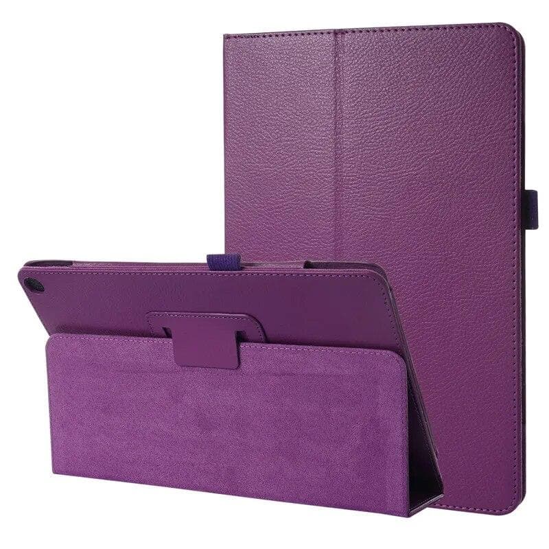 For Fire HD 10 Case 2021 11th Generation 10.1 inch Tablet Coque Flip PU Stand Shell Fire HD10 HD 10 Plus Cover 2021 Fire HD 10 2021 10.1 purple