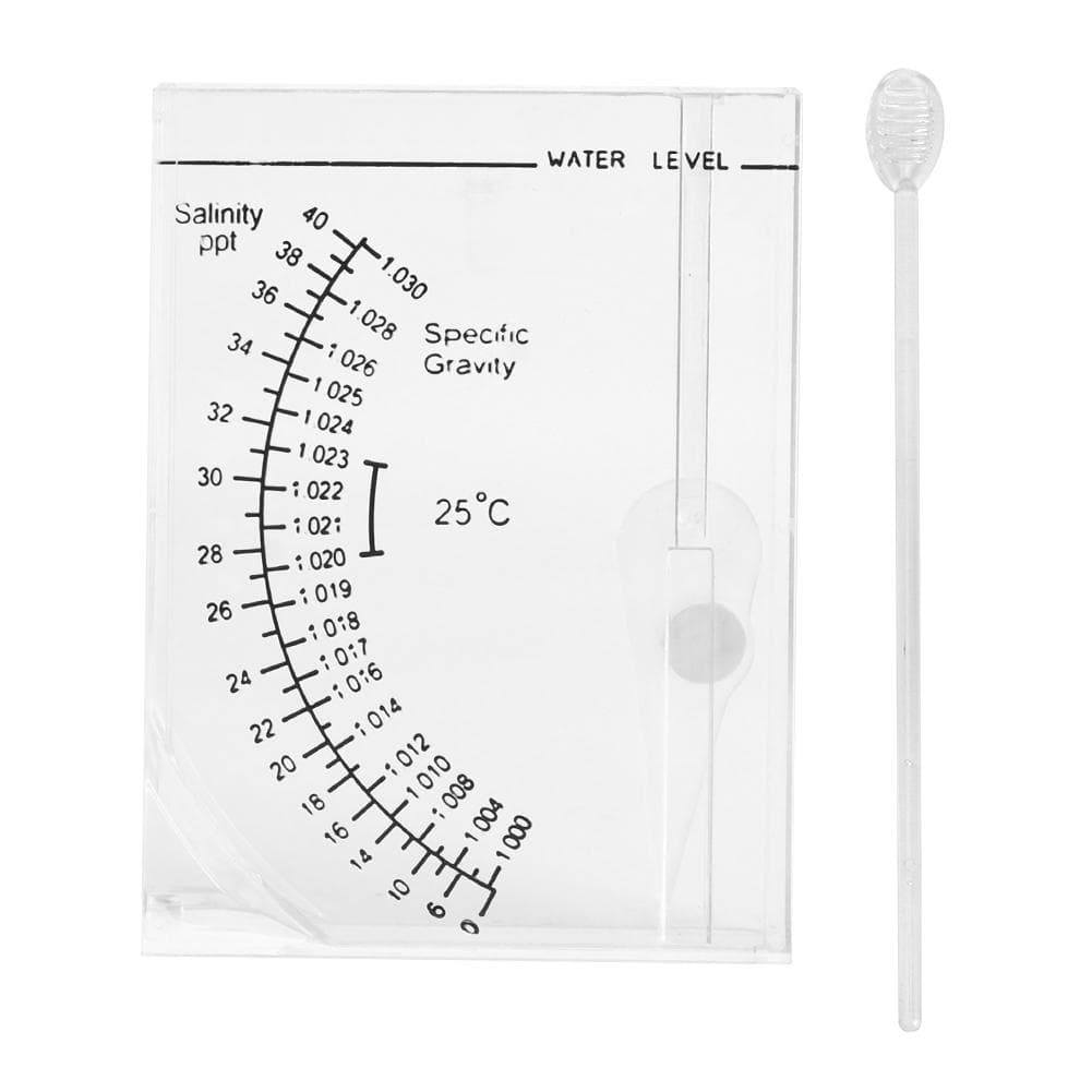 Seawater Salt Meter Aquarium Salinity Measuring Device for Coral Fish Tank Aquaculture Square Shape