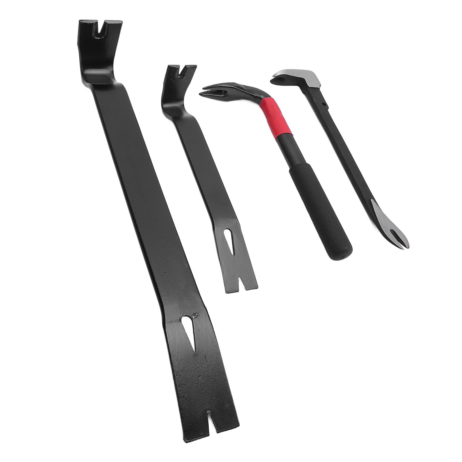 4 Pcs Nail Puller Pry Bar Set Multi Functional High Hardness Nail Puller Flat Crowbar for Home