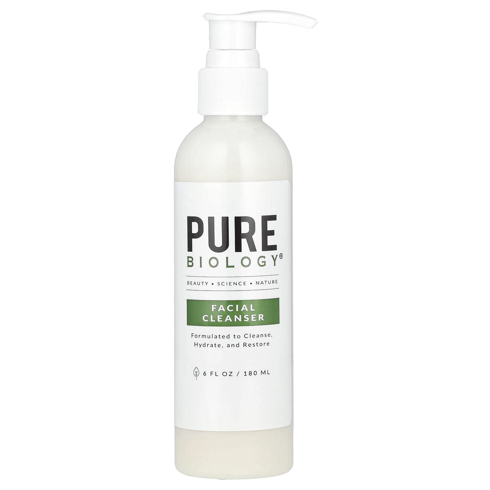 Pure Biology, Fision Wrinkle Relieving Facial Cleanser, 6 fl oz (180 ml)