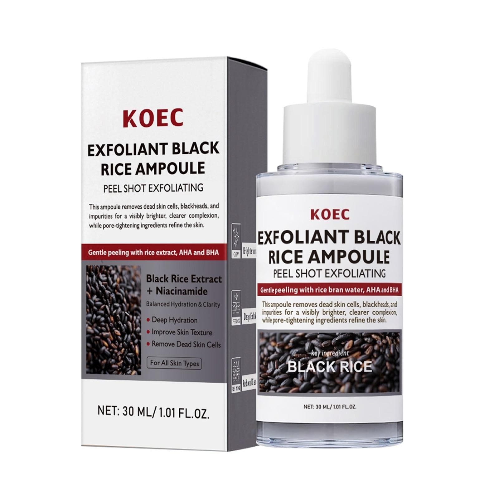 Rice Exfoliator Gentle Exfoliator For Face And Body To Remove Dead Skin Cells And Blackheads 30ml One Size