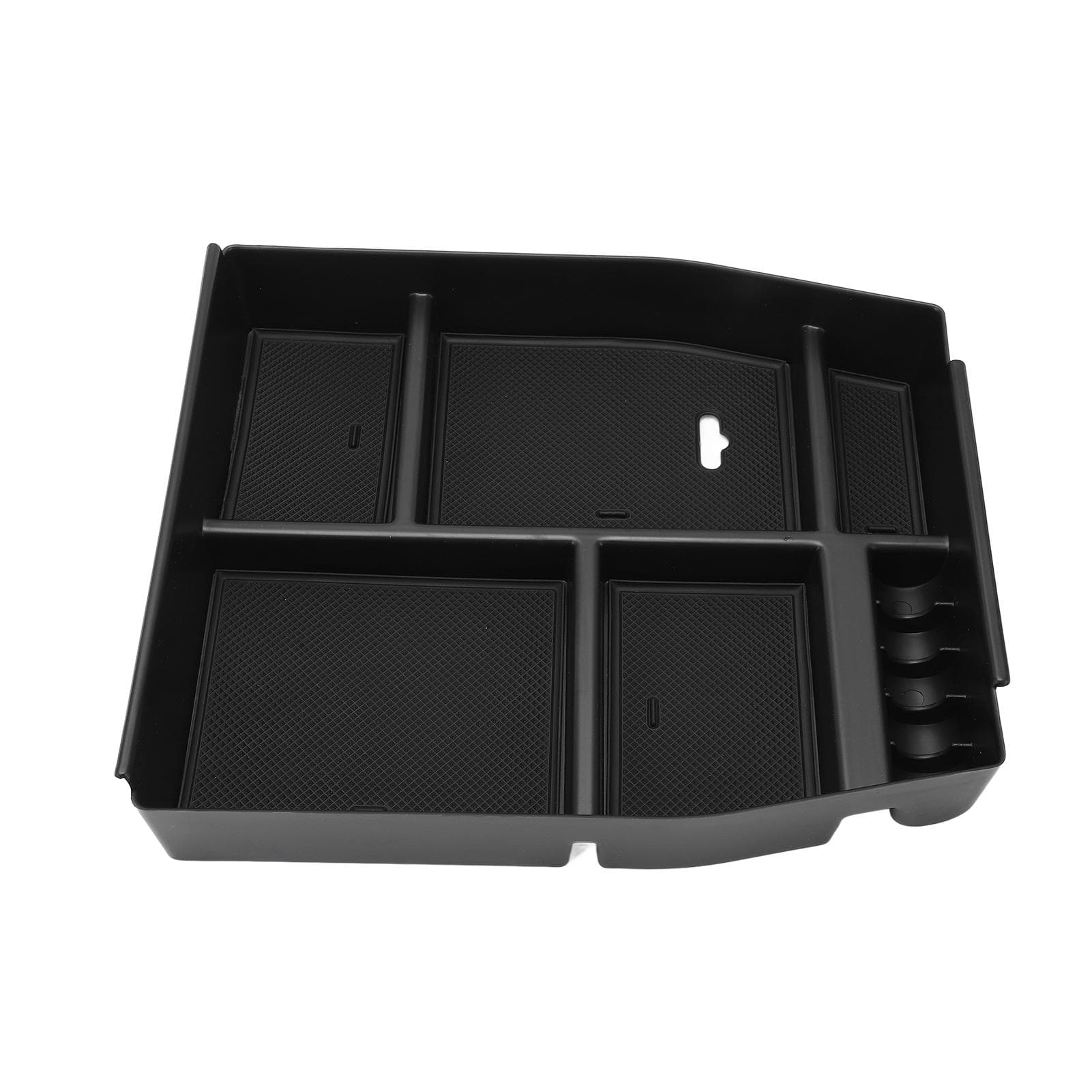 5 Slot Center Console Armrest Storage Box Car Interior Accessories Replacement for Ford 2015?2019