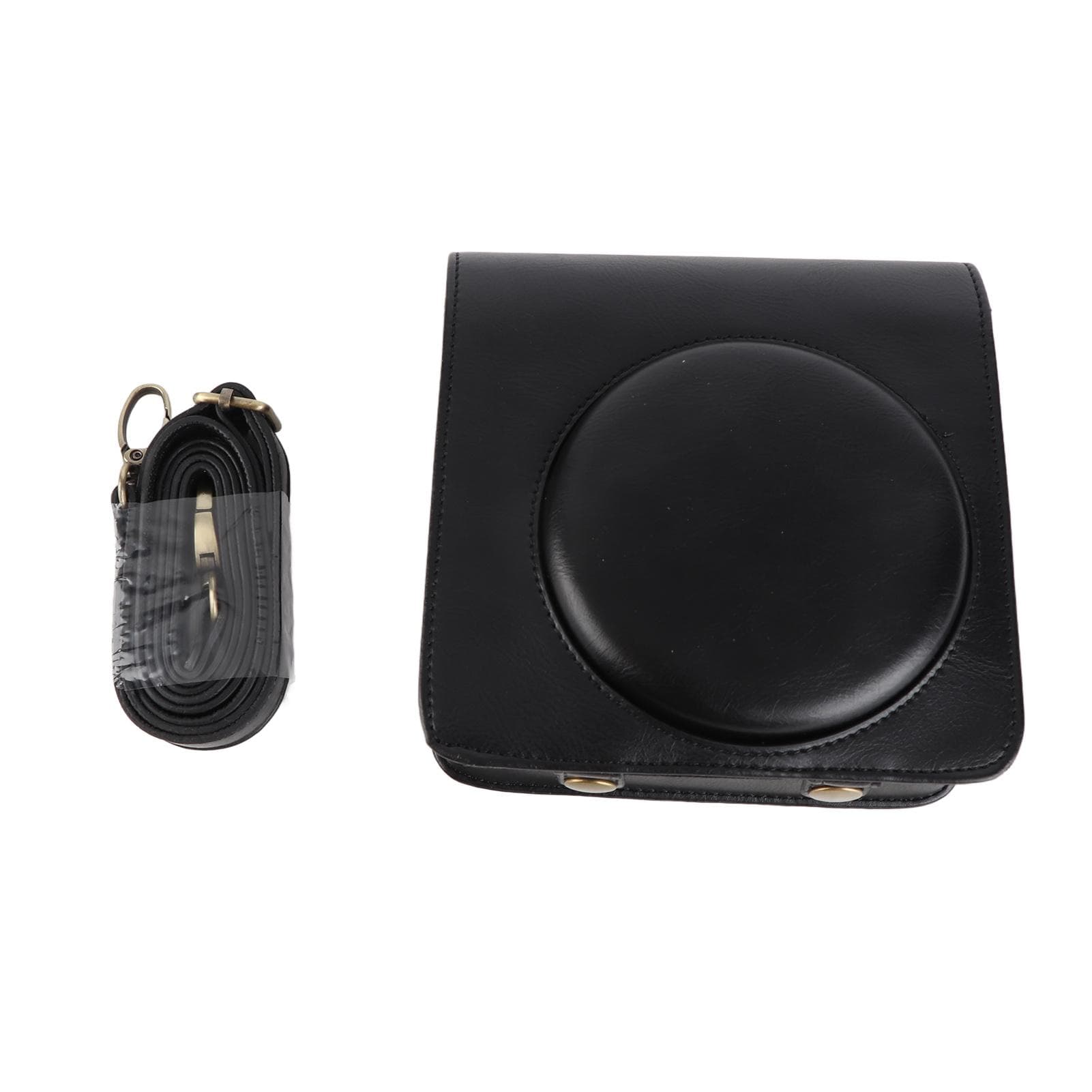 Protective PU Leather Camera Case Bag with Strap for SQ6 (Black)