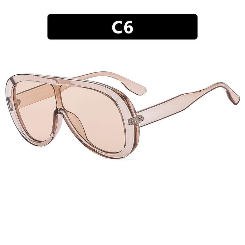 Y2K Big Frame Sunglasses Women For Men Luxury Brand Designer Vintage Sun Glasses Popular Punk Oversized Shades UV400
