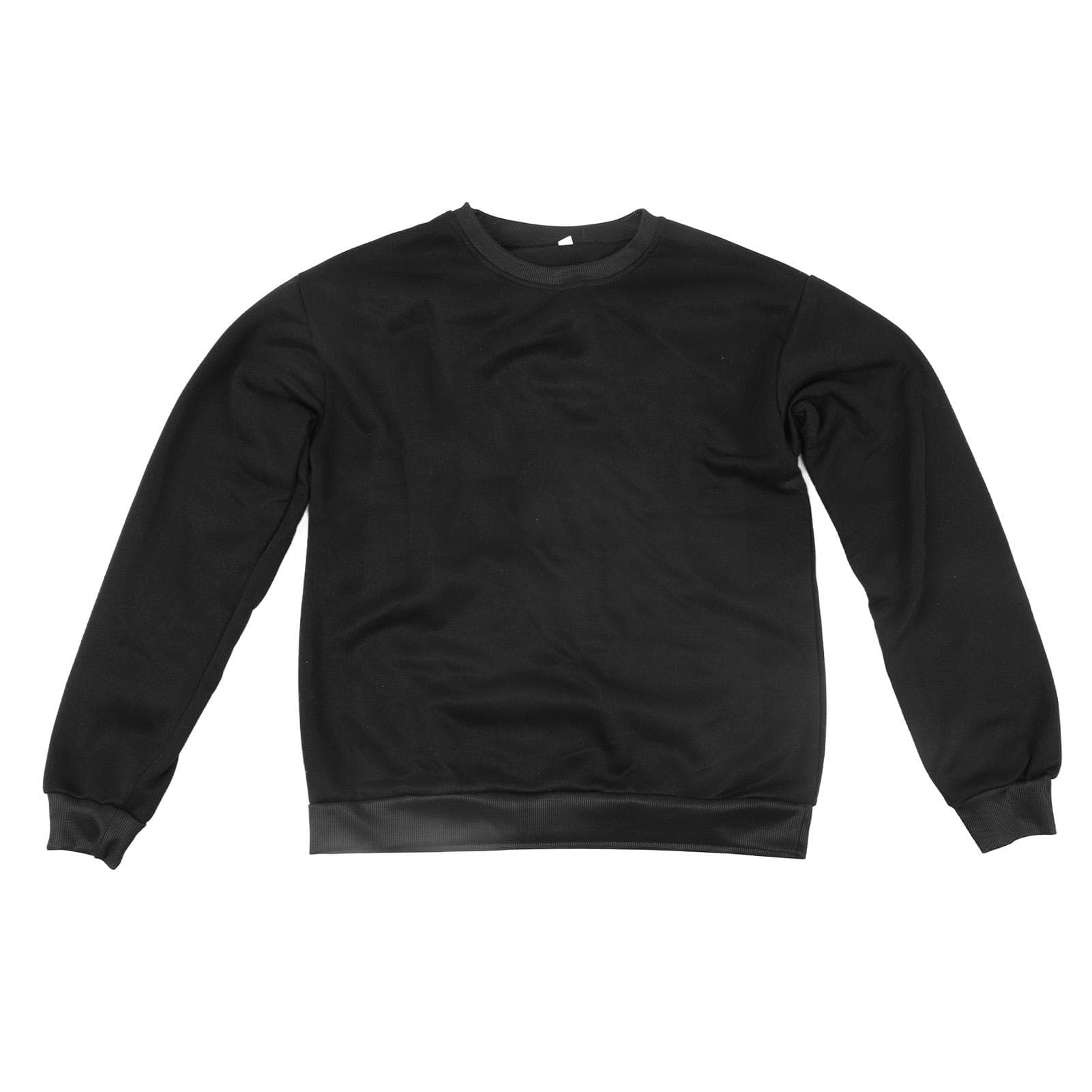 Round Neck Printed Pullover Top Fashionable Letter Pattern Slim Fitted Long Sleeve Pullover Top for M(for 4-6.5kg) black