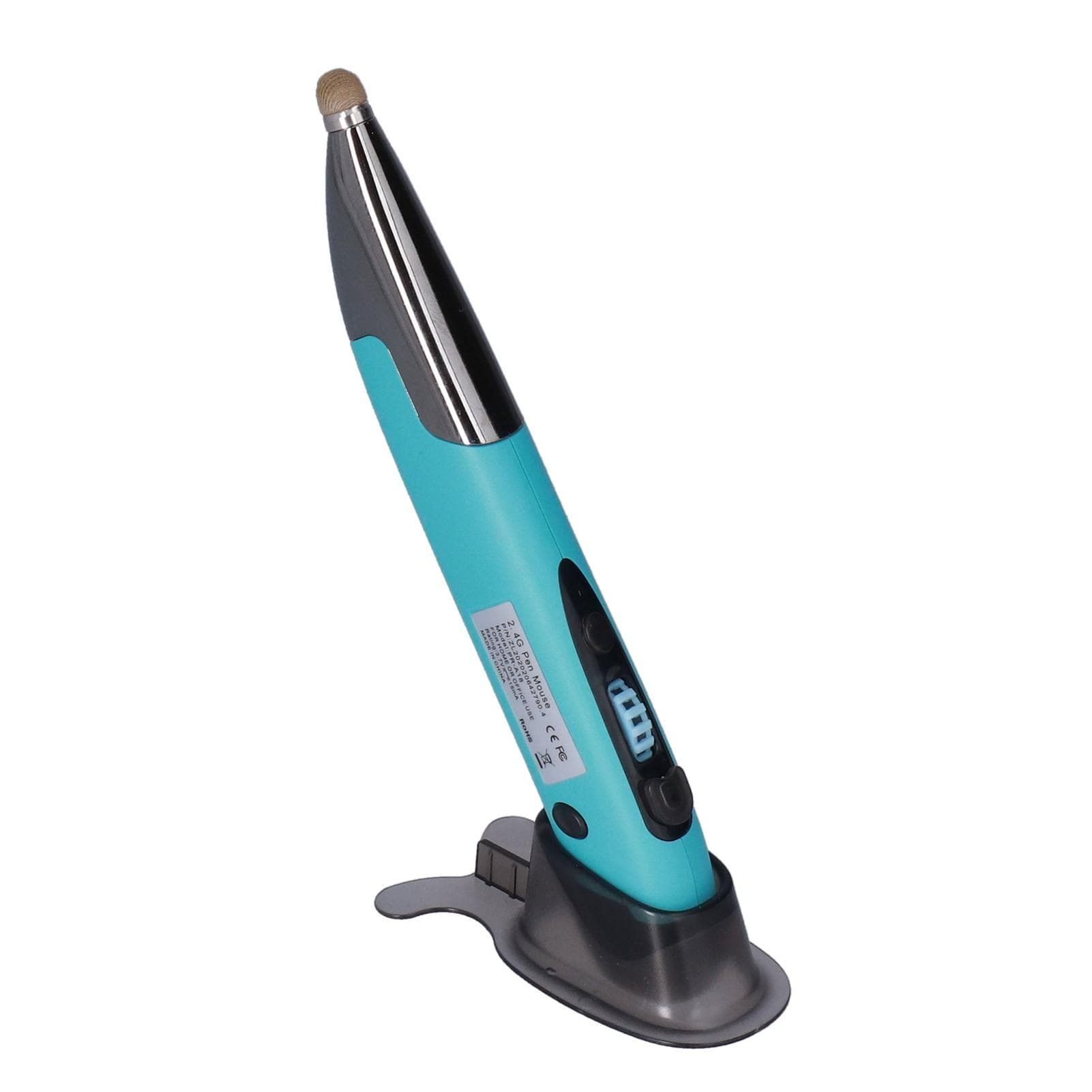 Mouse Pen Wireless 2.4GHz Creativity Extremely Handover Computer Stylus for PC LaptopLight Green blue