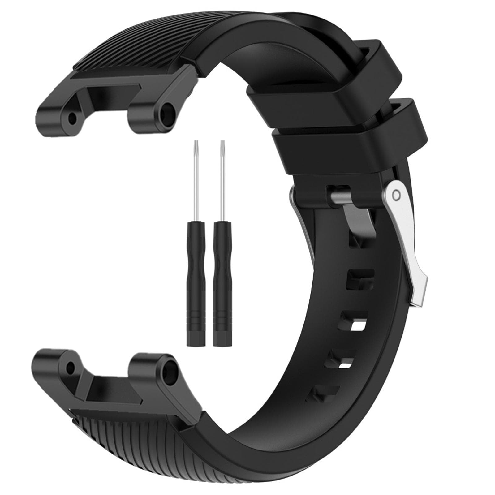 Silicone Watch Band Compatible with Huami Amazfit T-Rex T-Rex Pro Watch Strap Replacement Band black