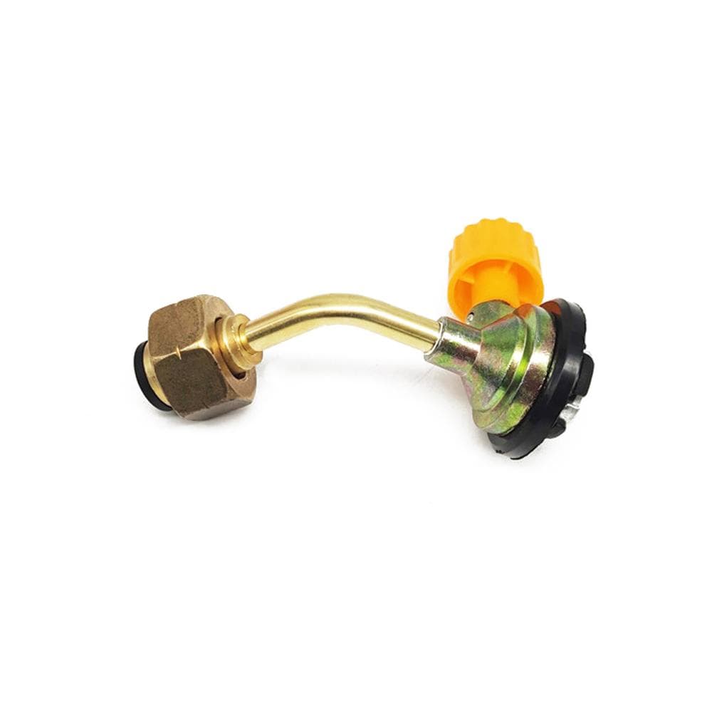 Gases Valve Switch Cassette Butane Charging Valve Direct Connection Adapter AirTank Inflation Valve gold
