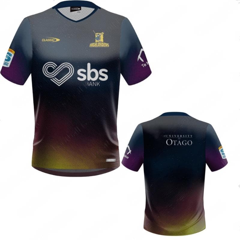 Hot Selling New Arrival Summer Highlanders Super Rugby Home Jerseys 2024 Rugby Jerseys Training Jerseys Chieftain Uniform Adult L