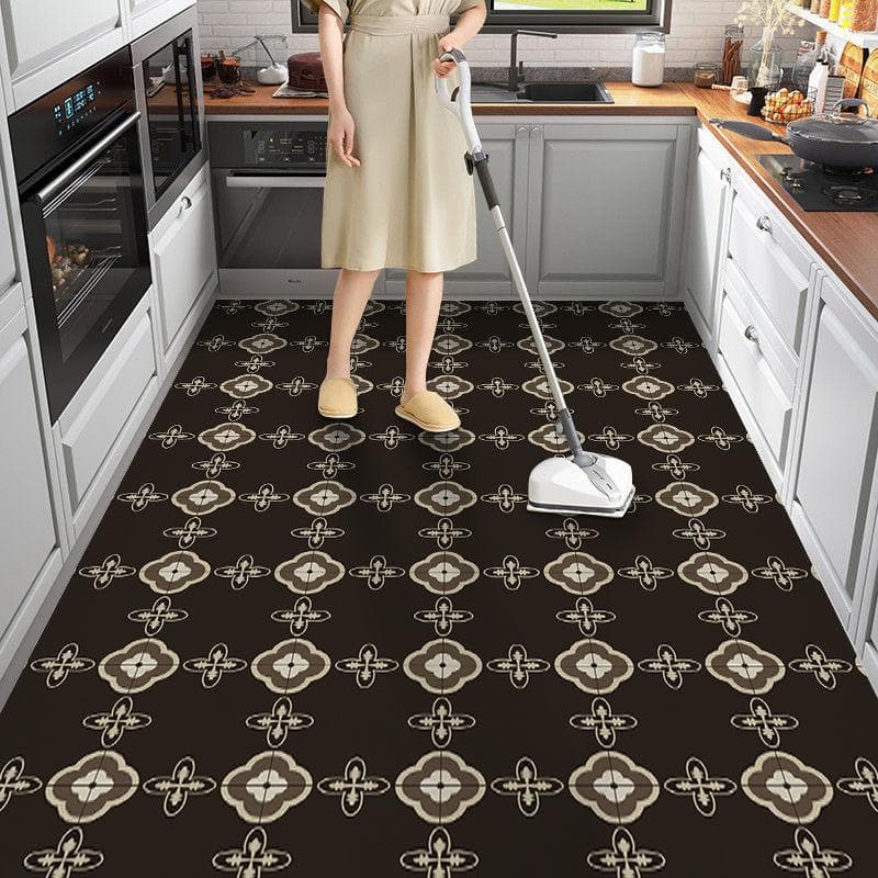 Special floor mat for kitchen Oil proof carpet Waterproof carpet Skid resistant carpet Wipe and wash free Simple carpet door mat customized