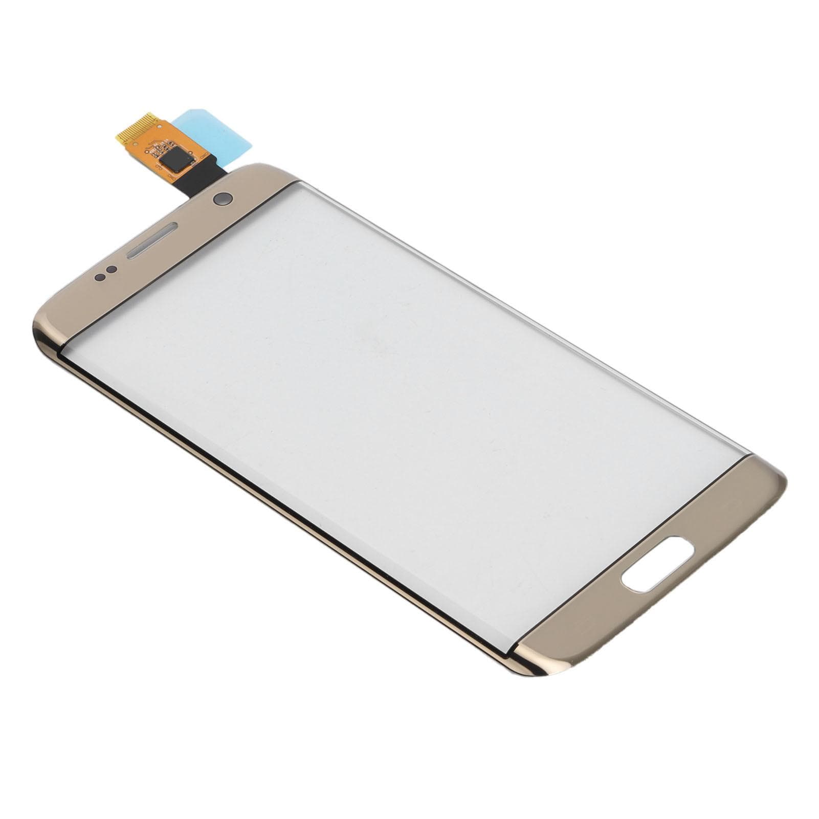 Touch Screen Digitizer Glass Lens Replacement for Samsung Galaxy S7 Edge with ToolsSilver gold