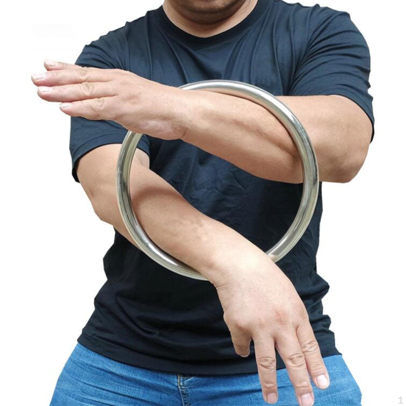 Wing Chun Stainless Ring,Sticky Hand Strength Training,Training Equipment,Physical Exercise Taiji