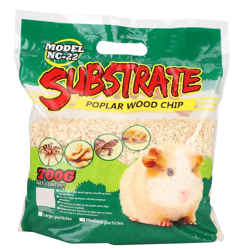 Reptile Small Pets Poplar Wood Chip WoodWool Safety Pad Mat Material Pet Supply(Medium size
