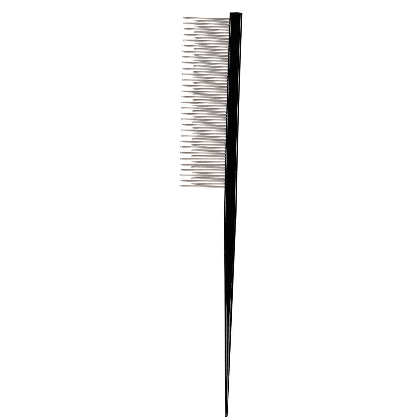 Pet Comb Ergonomic Dog Grooming Comb Removes Tangles and Knots with 2 Different DensitiesRed black