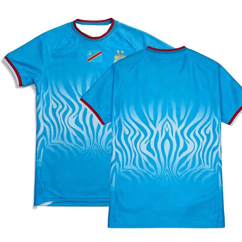 New 2026 DR Congo Football Jersey Unisex Summer Breathable Quick Dry Lightweight Sports T-shirt Fashion Streetwear Y2k Top XL