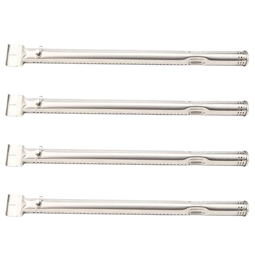 4-Pack 15 15/16'' Pipe Burner Stainless Steel Compatible with Charbroil Grill Parts Tube Burner 4Pcs