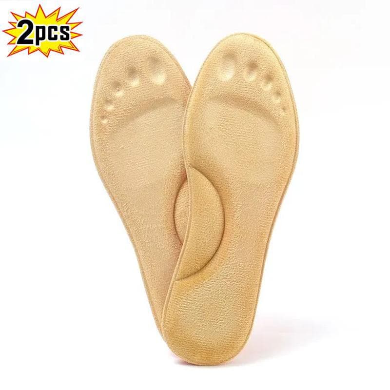 4/2Pcs Winter Fur Self Heating Insoles Foot Thermal Thicken Insole Memory Foam Shoe Pads Warm Sports Shoes Inserts for Women Men EU 41-42