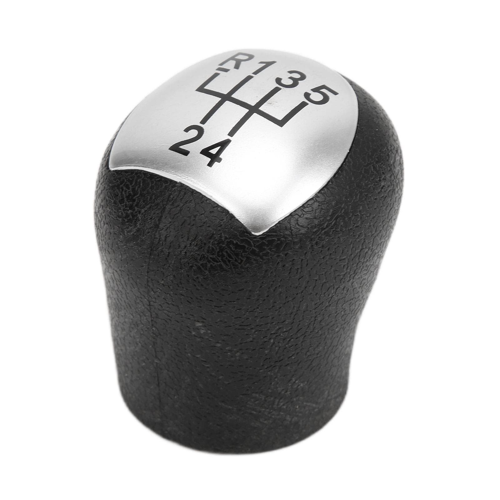 Car Gear Shift Knob Anti Wear Corrosion Resistant Replacement for KANGOO 2006?2008Silver Black black