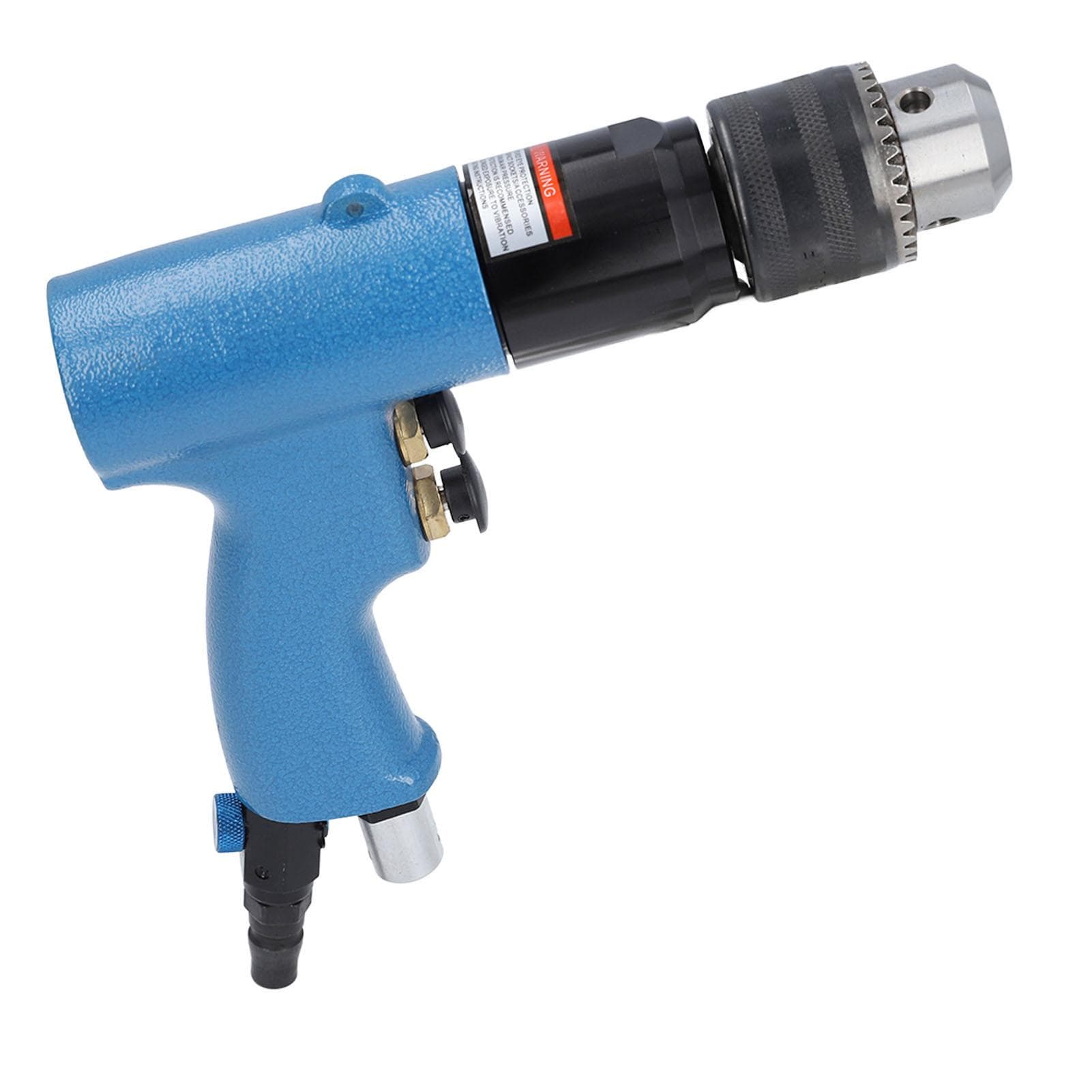 Pneumatic Pistol Drill 12 Adjustable Speed Reversible Air Power Screwdriver Drill