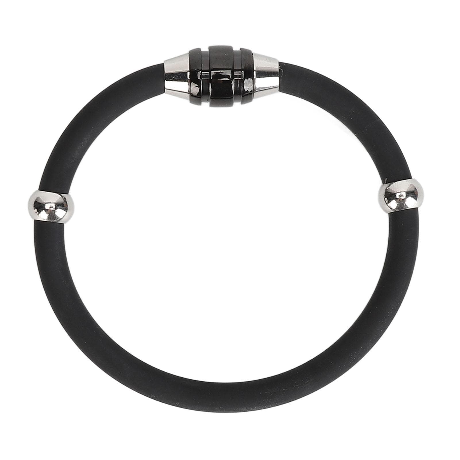 Anti Static Bracelet Elastic Negative Ion Portable Silicone Bracelet Wristband for Outdoor Activity 18cm / 7.09in
