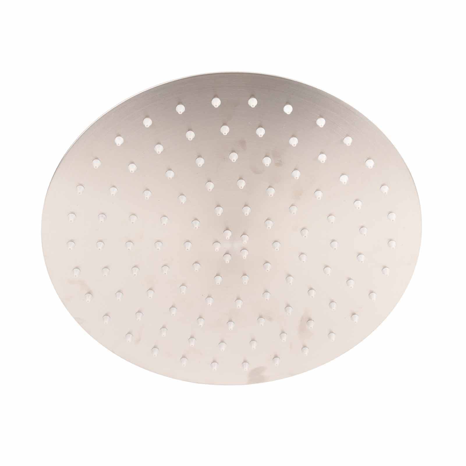 Round Rain Shower Head G1/2 Caliber 360 Degree Rotation Stainless Steel Rainfall Showerhead with