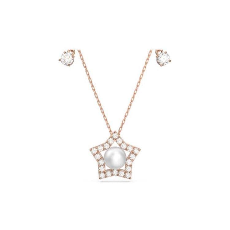 Swarovski Stella Wish Star Meaning Rose Gold Necklace Women necklace 5645382 Box+Shopping Bag (Random Color)
