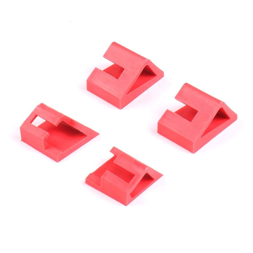 Boot Handle Tailgate Repair Clips designed for Nissan QASHQAI 2006 - 2013 4pcs/set red