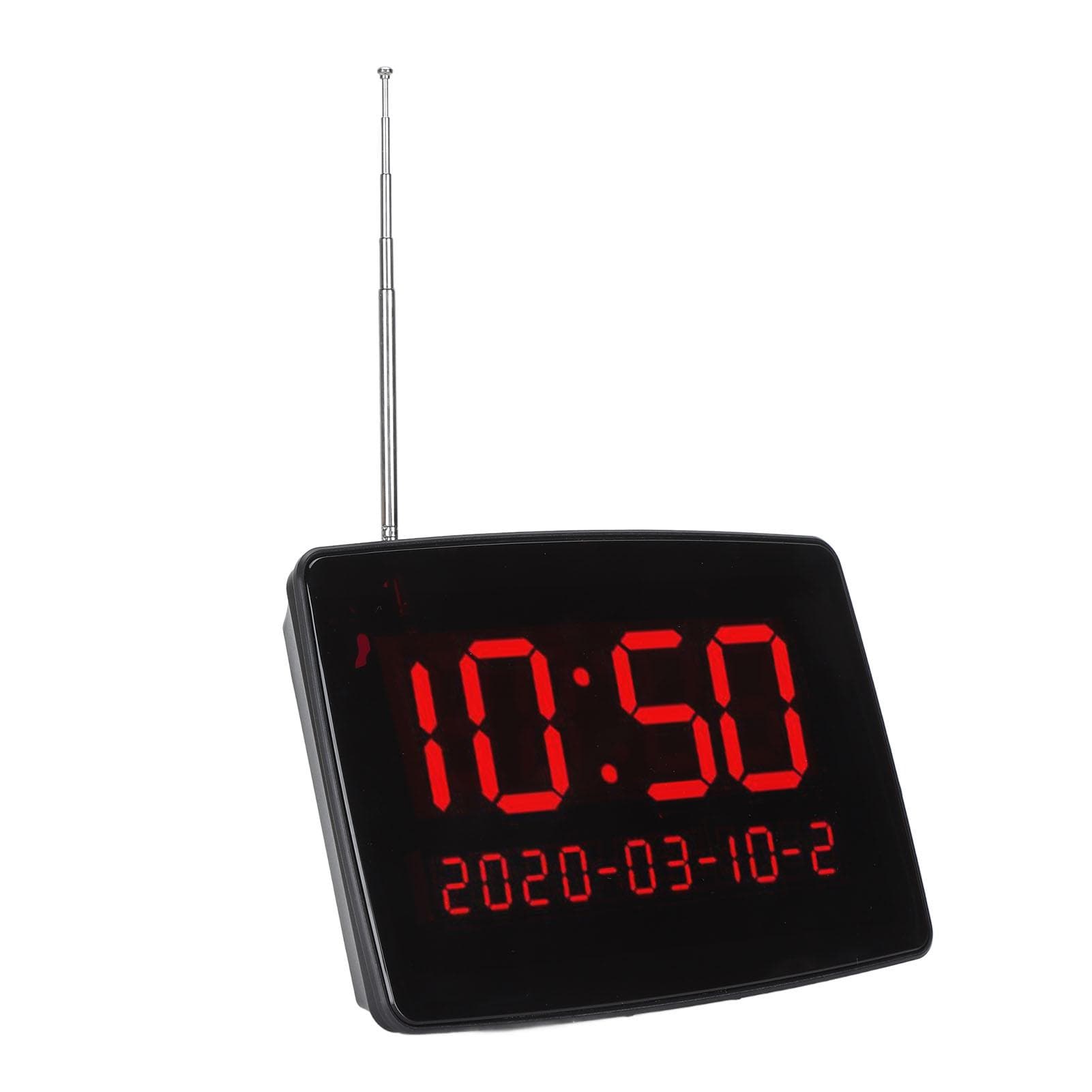 Wireless Calling System Professional 10 Call Buttons 1 Monitoring Unit High Sensitivity Restaurant EU Plug
