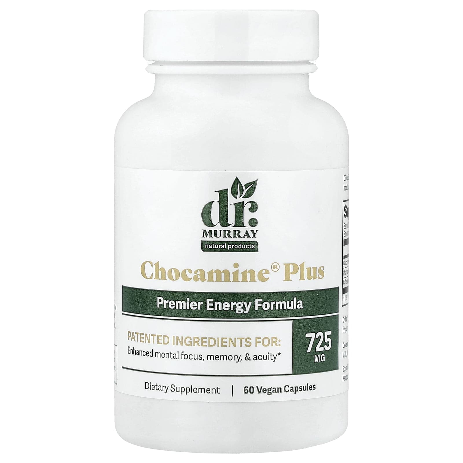 Dr. Murray's Chocamine® Plus, 60 Veggie Capsules