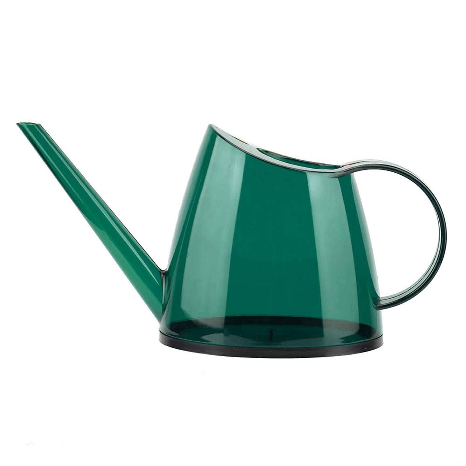 Fashionable Uncovered Garden Flower Sprayer Long Spout Candy colored Watering Can 1.2L (Green) Green