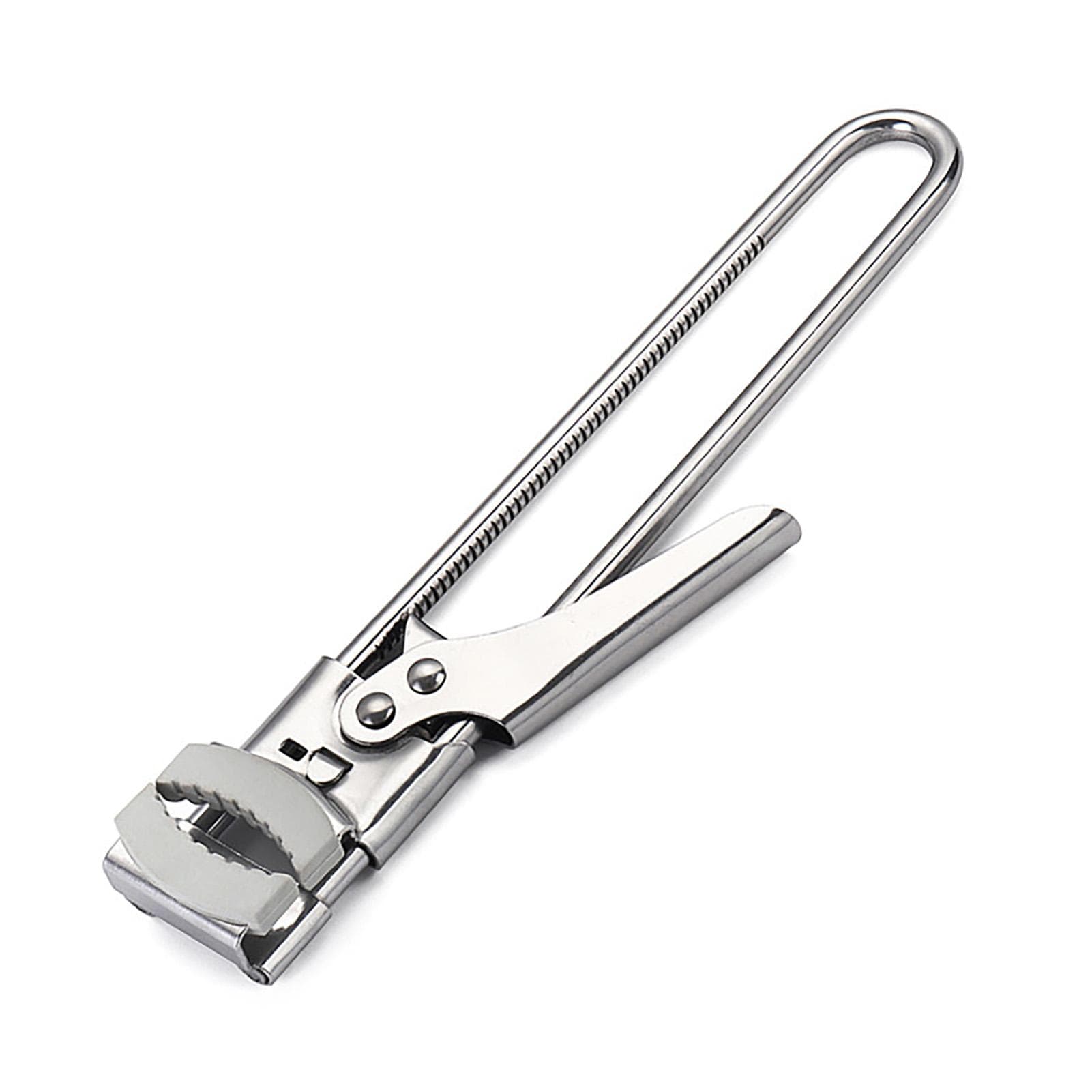 Jar Bottle Opener Stainless Steel Anti Slip Comfortable Grip Effortless Manual Operation Adjustable