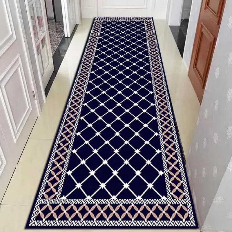 Household Long Corridor Carpet European Style Entrance Hall Floor Mats Carpet Living Room Hotel Stairs Large Area Rugs 60X100cm 23.6x39.4in