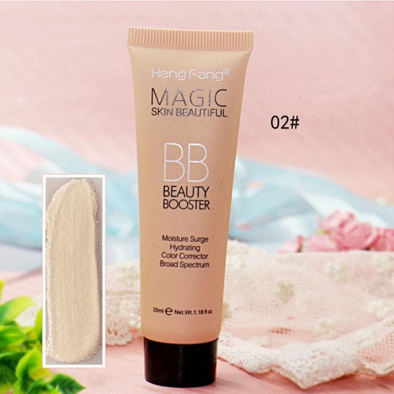 Pro Brighten Base Makeup Kit Sun Block Long Lasting Waterproof Face Whitening Brand Foundation BB Cream 3 Color 02#