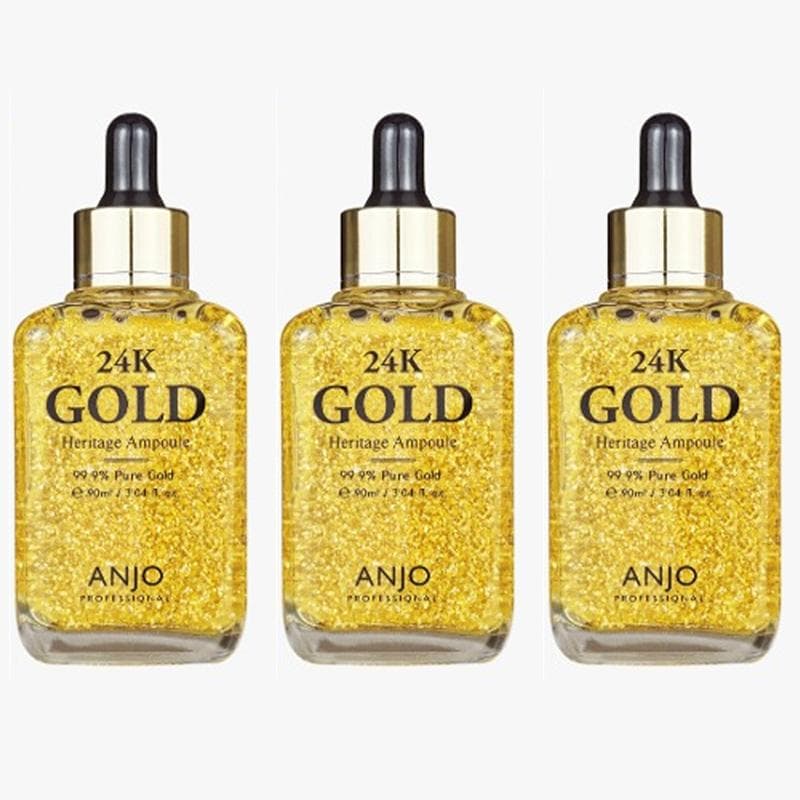 ANJO 24K Gold Heritage Ampoule 90ml (3 Options) #3PCS