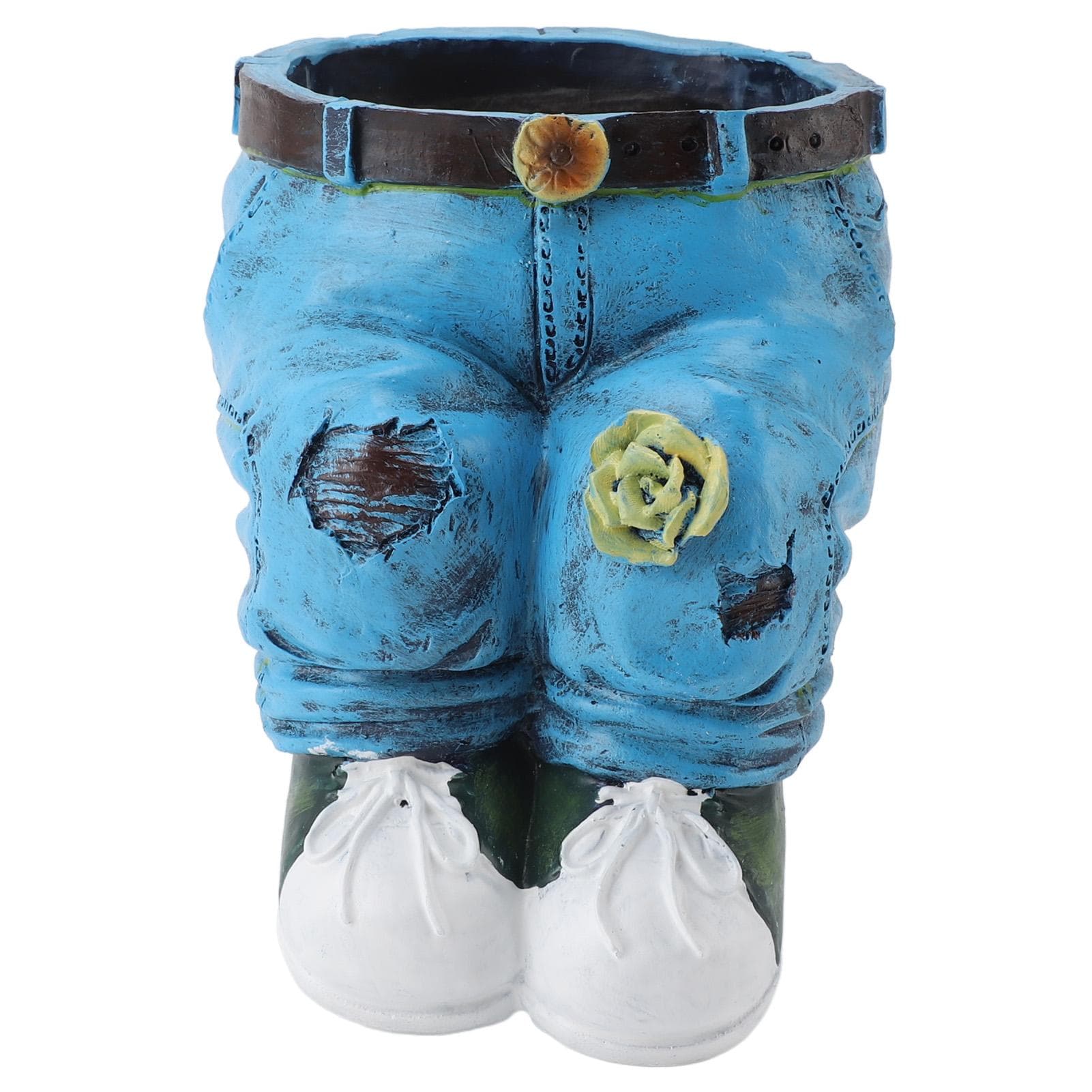 Pants Flower Pot Resin Stylish Look Versatile Decorative Flower Planting Pot Planter Garden