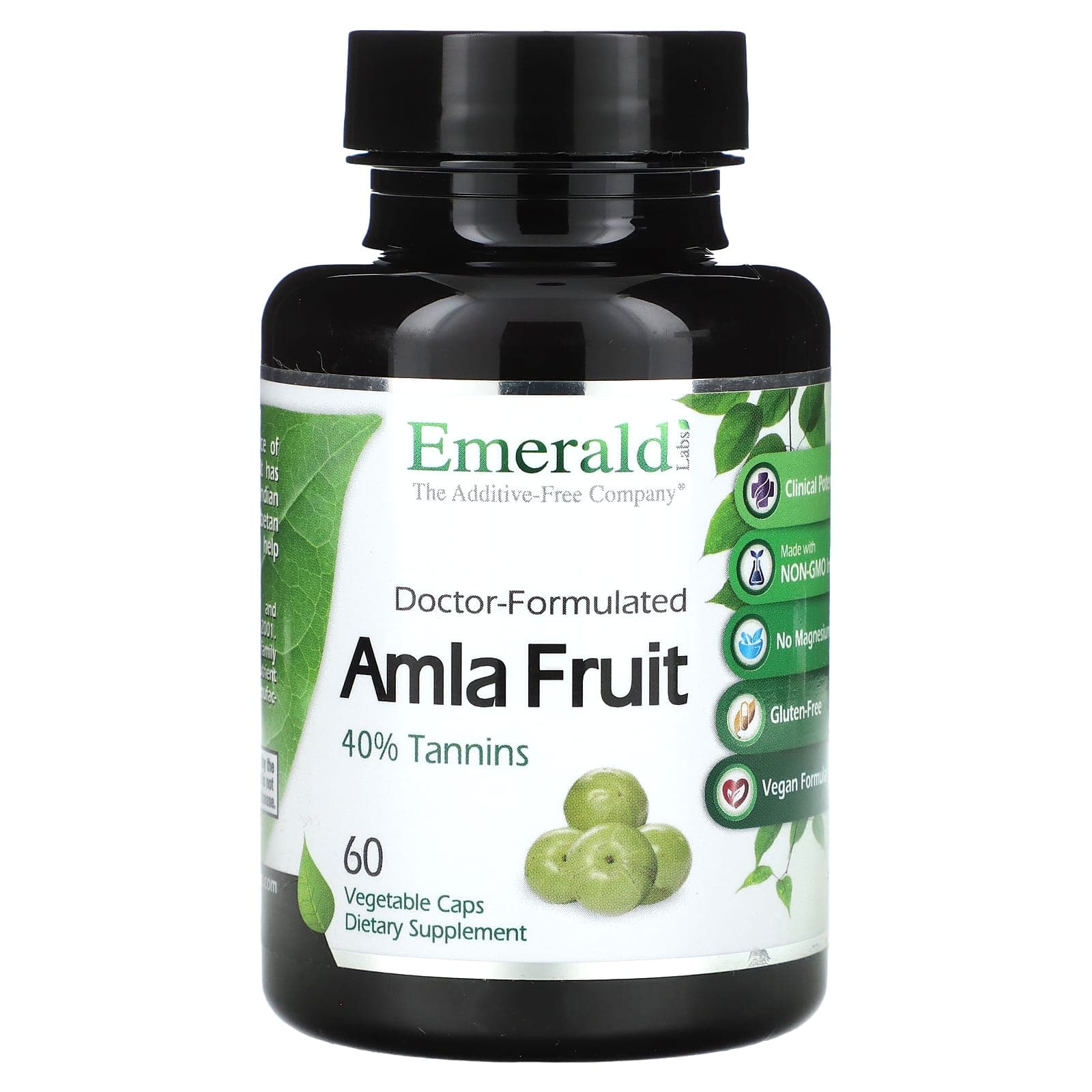 Emerald Laboratories, Amla Fruit, 1,000 mg, 60 Veggie Capsules (500 mg per capsule)