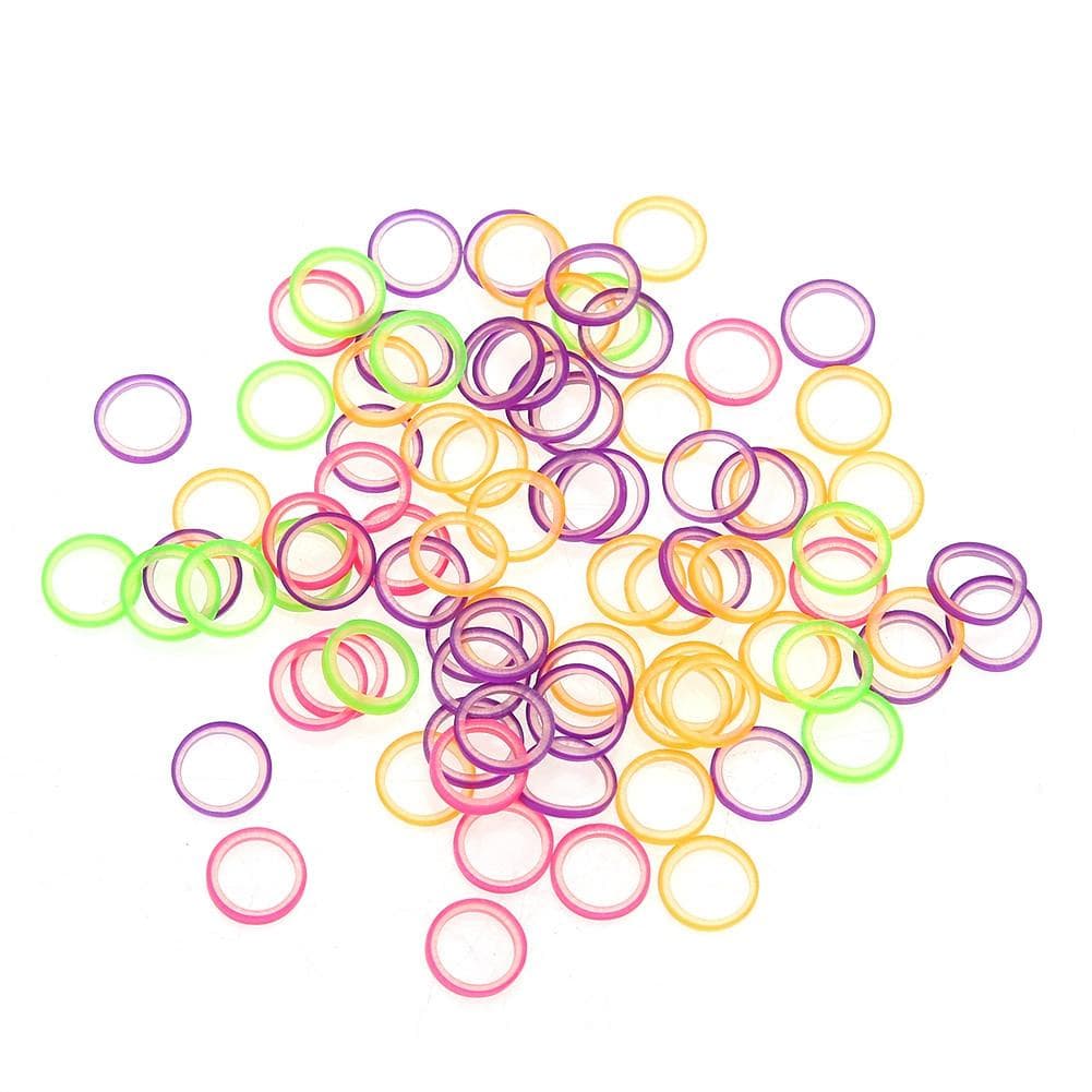 100Pcsset Professional Dental Elastic Teeth Rubber Band Oral Orthodontics Tool 3.5oz