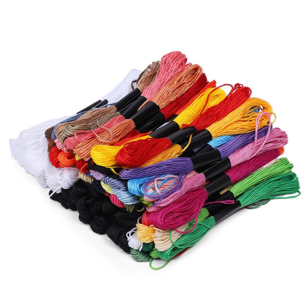 100Pcs Cross Stitch Thread Embroidery Sewing Supplies Craft Counting Tailor for Beginner Kids