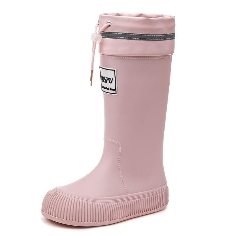 Women's High-Top Waterproof Rain Boots - Stylish, Non-Slip, Comfortable, Durable for Camping & Kitchen Use 38/39