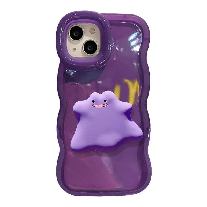 Monster Dolls Suitable for IPhone 16 IPhone 15 Dual Bracket 14 Oblique Lanyard 13 Silicone 12 Simple Redmi K50/K50 Pro