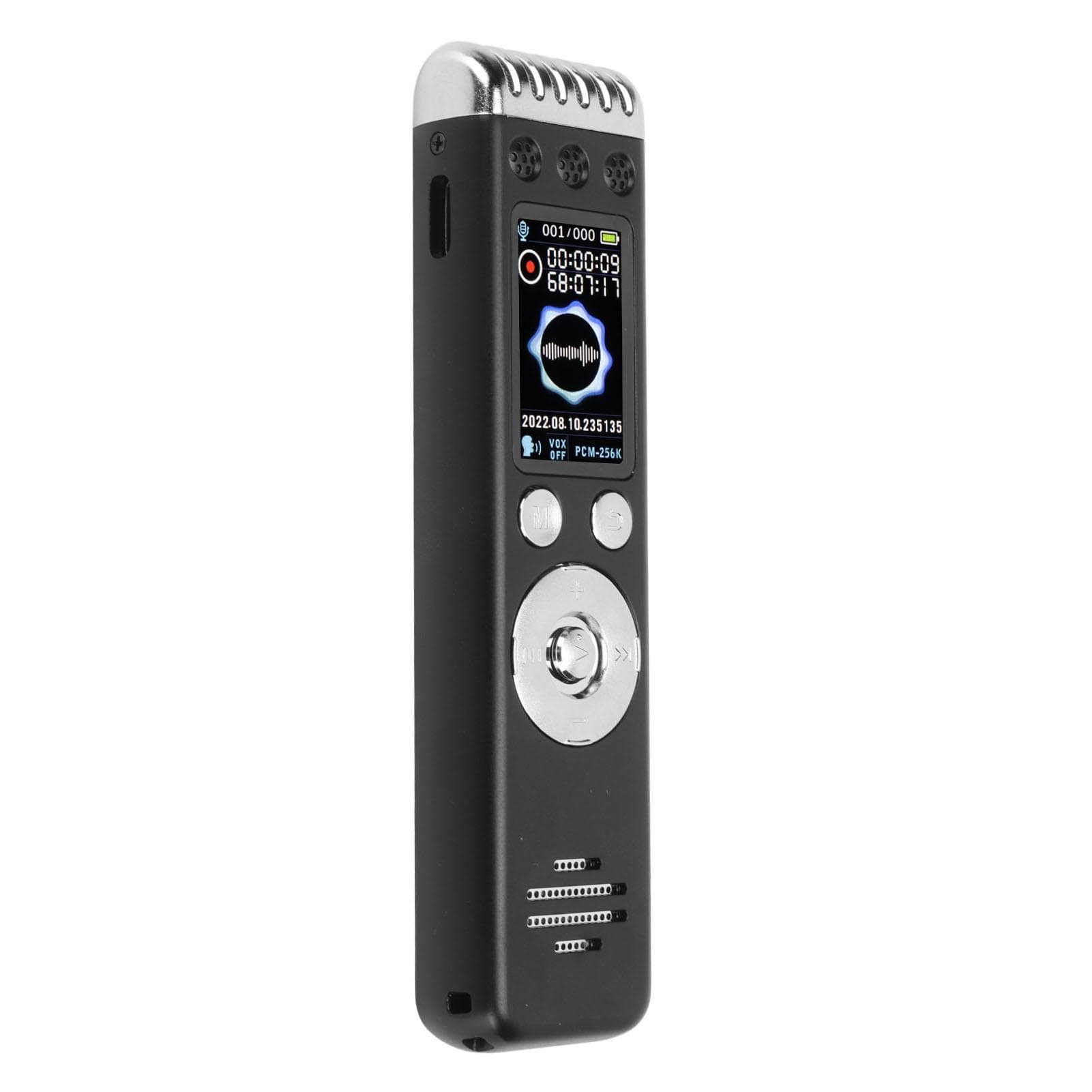 Digital Voice Recorder AI Intelligent HD Noise Reduction Voice Activated Recorder with Dual 4GB