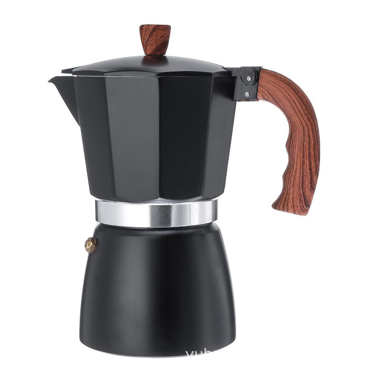 Cross-border Turkish Star Anise Espresso Moka Pot - Aluminum Italian Coffee Brewer 6cup 300ml