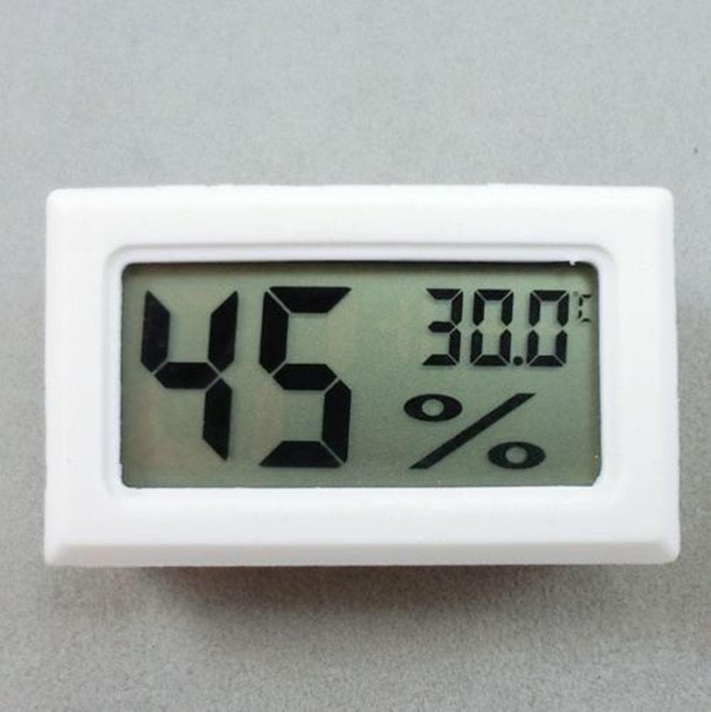 Digital Meter Digital LED Temperature Humidity Thermometer Hygrometer Vivarium Reptile