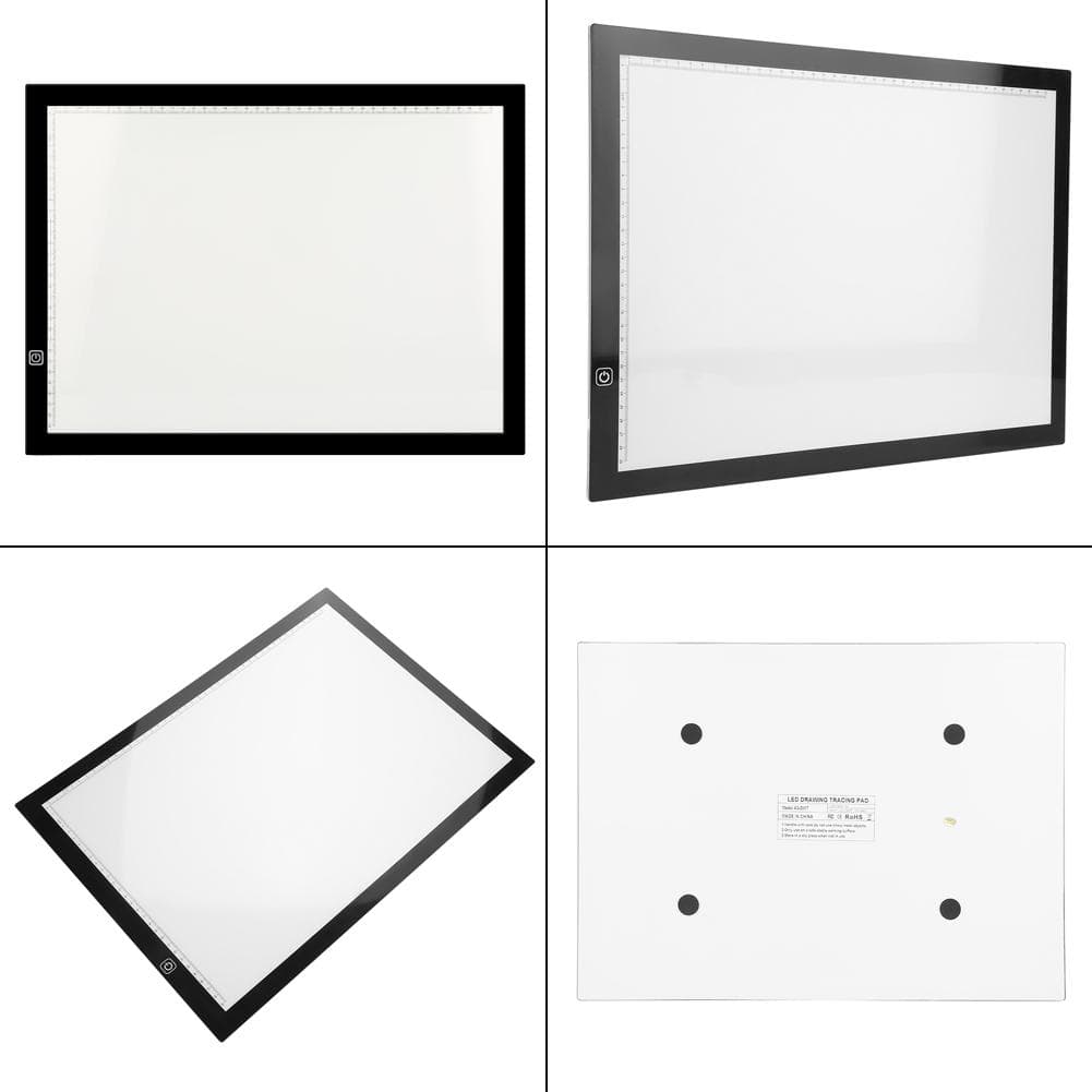 EU220V A3 LED Light Box Tracing Board Art Design Stencil Drawing Thin Pad Copy Lightbox EU Plug