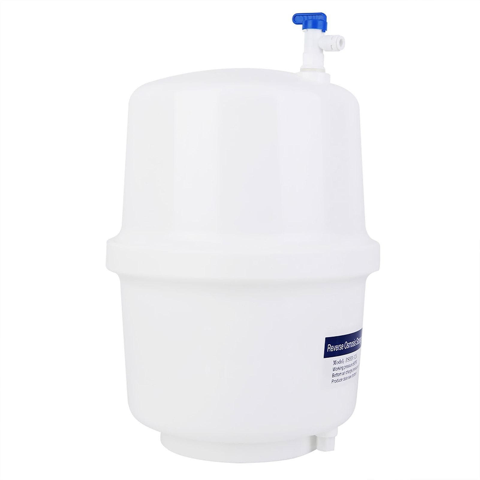Pressurized Water Storage Tank with Ball Valve for Reverse Osmosis RO Systems 3.2 Gallon
