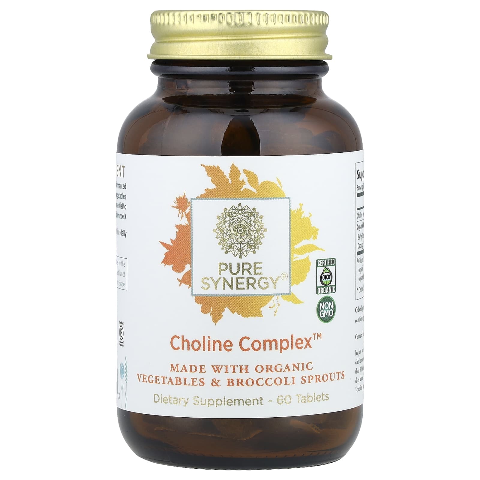 Pure Synergy, Choline Complex, 60 tablets