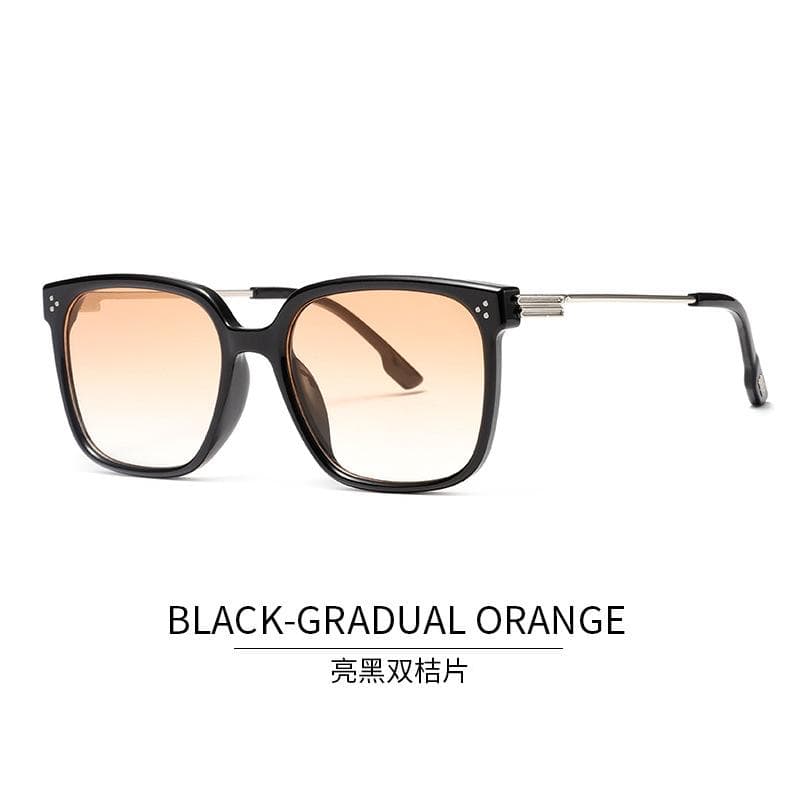 New Style Women Sunglasses Square Big Size Anti Reflective Sun Glasses Korean Vintage Fashion UV Protection