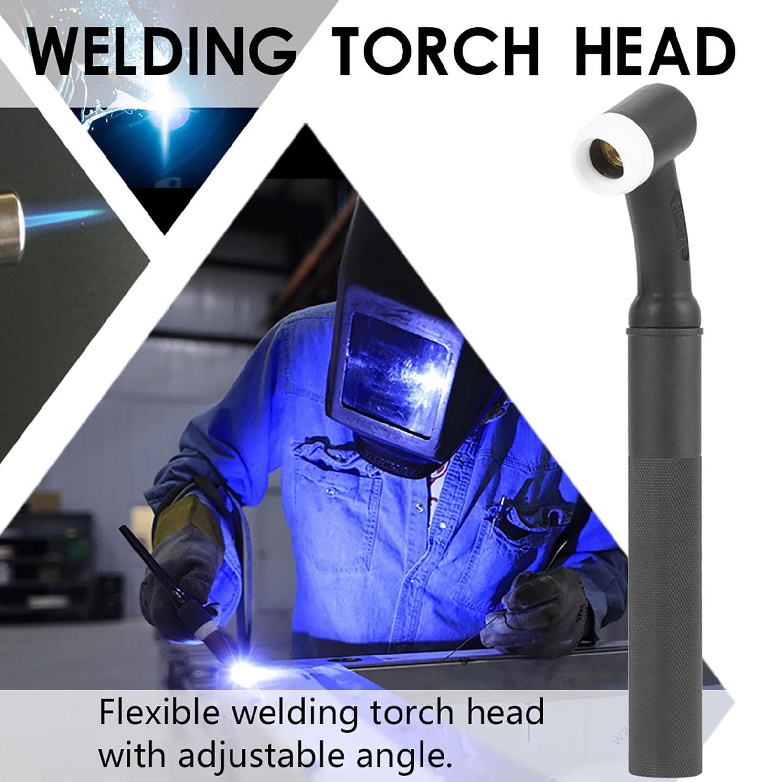 WP?17F SR?17F Tig Welding Torch Flexible Head Body Air Cooled Tig Welding Accessory