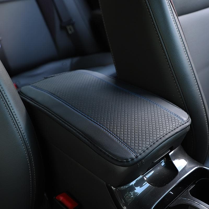 Four Seasons Universal Car Armrest Box Pad for Volkswagen VW Polo Passat B5 B6 B7 CC Golf 4 5 6 7 Touran T5 Tiguan Bora blue
